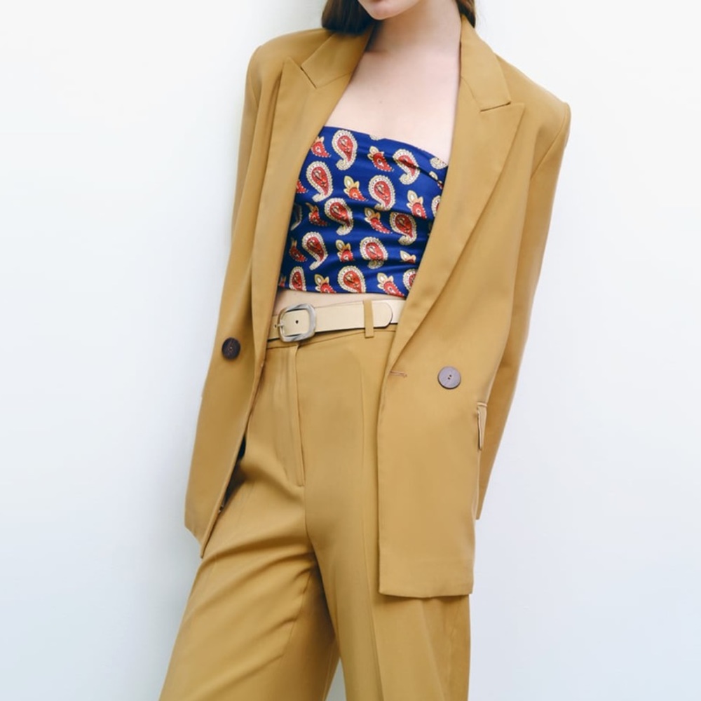 Zara Olive Green Blazer